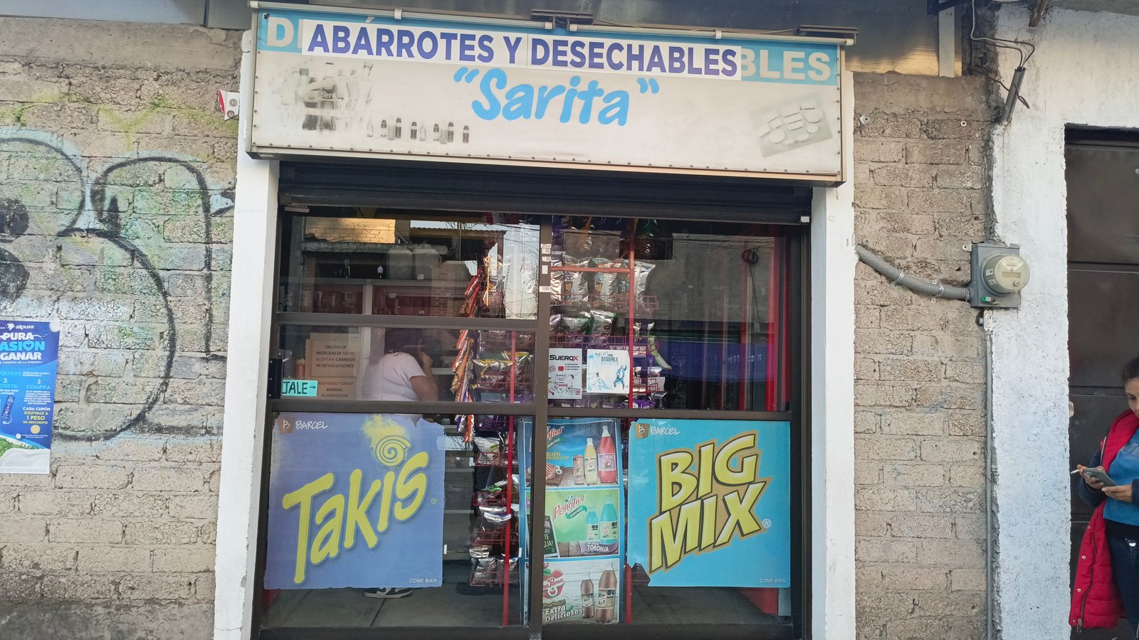 Tienda abarrotes y desechables sarita